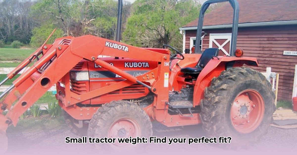 how-much-does-a-small-tractor-weigh